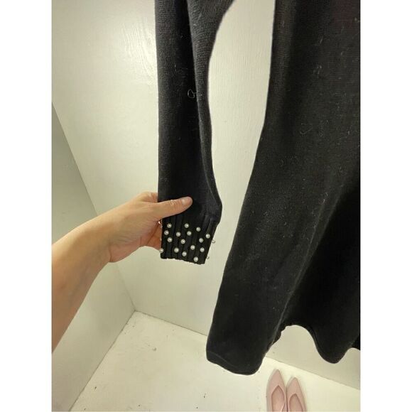 Poppies and Roses NWT Black Embellished Dress Size M - Picture 3 of 4